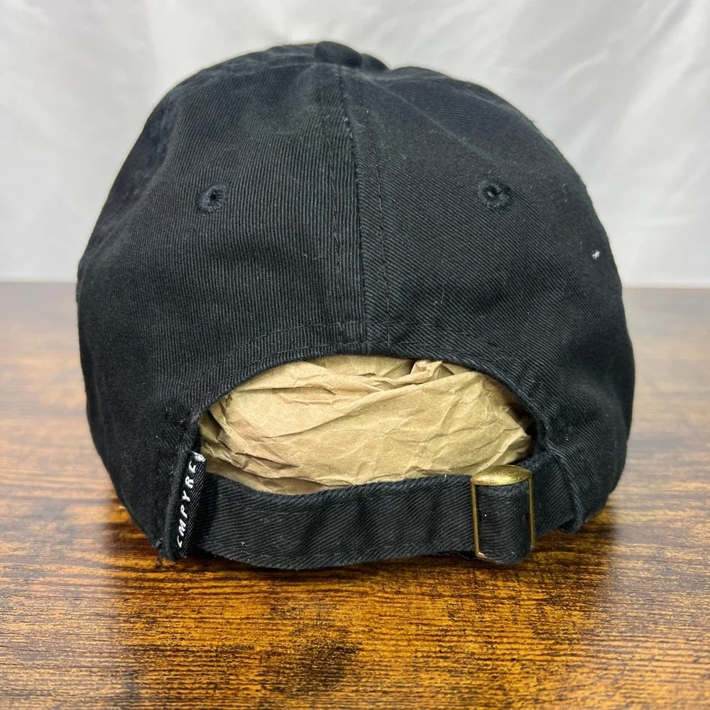 Empyre Rose Embroidered Black Dad Hat Adjustable Baseball Cap OSFM
